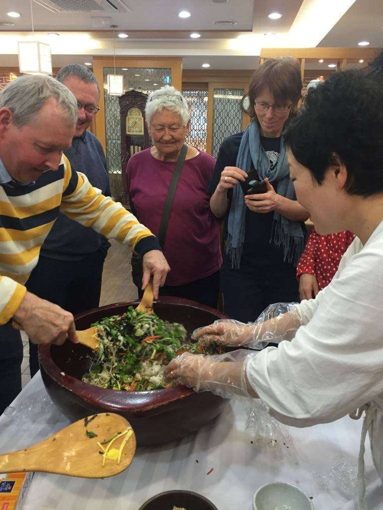 Stirring Bibimbap