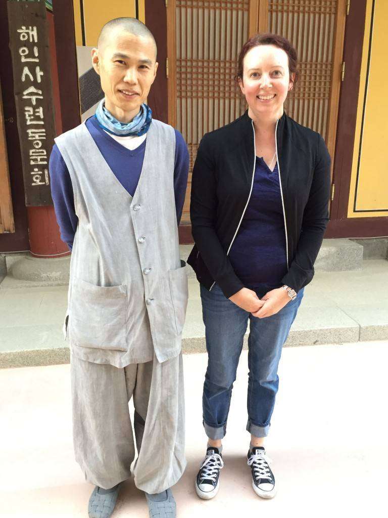 Monk in charge of Temple stay