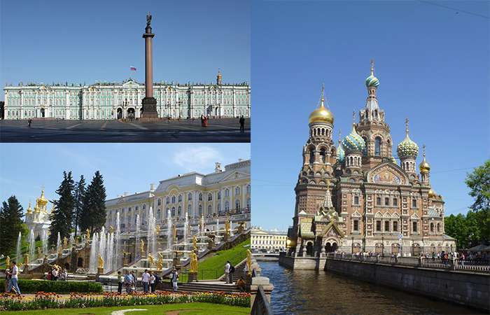 The Hermitage Museum, Peterhof Palace and the Spilt Blood Cathedral