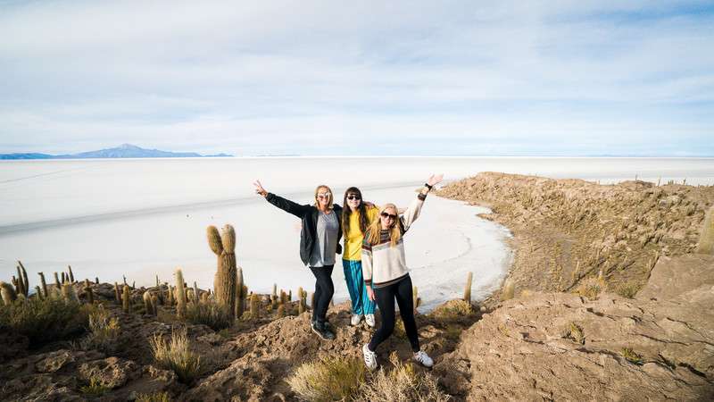 Salt flats in Bolivia