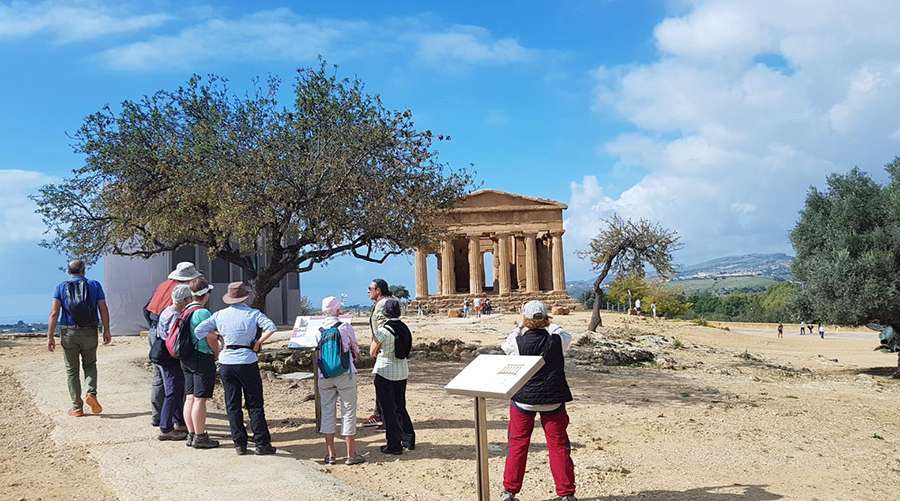 Exploring the historical sites in Sicily