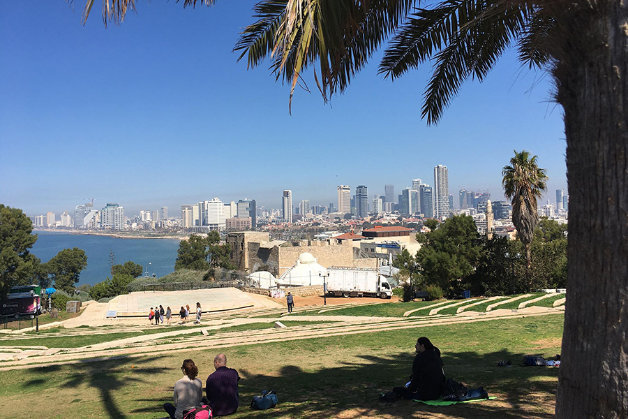 The view from Jaffa.